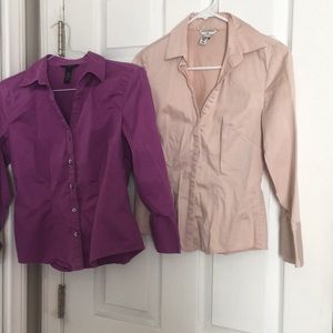 Petite small banana republic button down